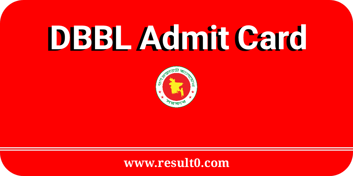 DBBL Admit Card